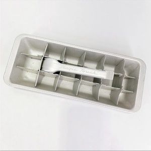 Presto Magic Touch Shucker Ice Cube Tray Aluminum Vintage Silver Mid Century
